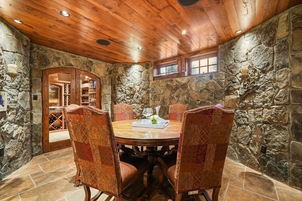 77 Woodcliff Road Wellesley, MA 02481 - Photo 34 of 42 a view of a dining room with furniture and wooden floor