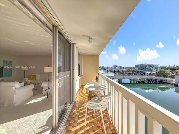 a view of balcony and patio