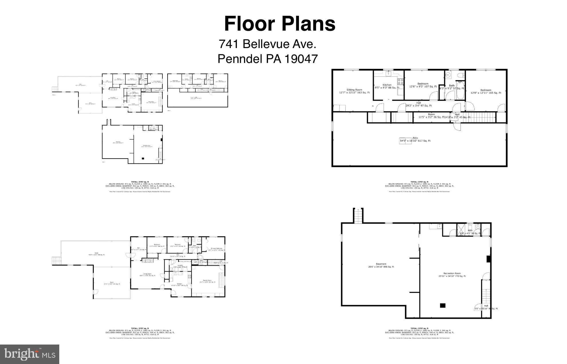 741 Bellevue Avenue Langhorne, PA 19047 - Photo 70 of 70 741 Floor Plan