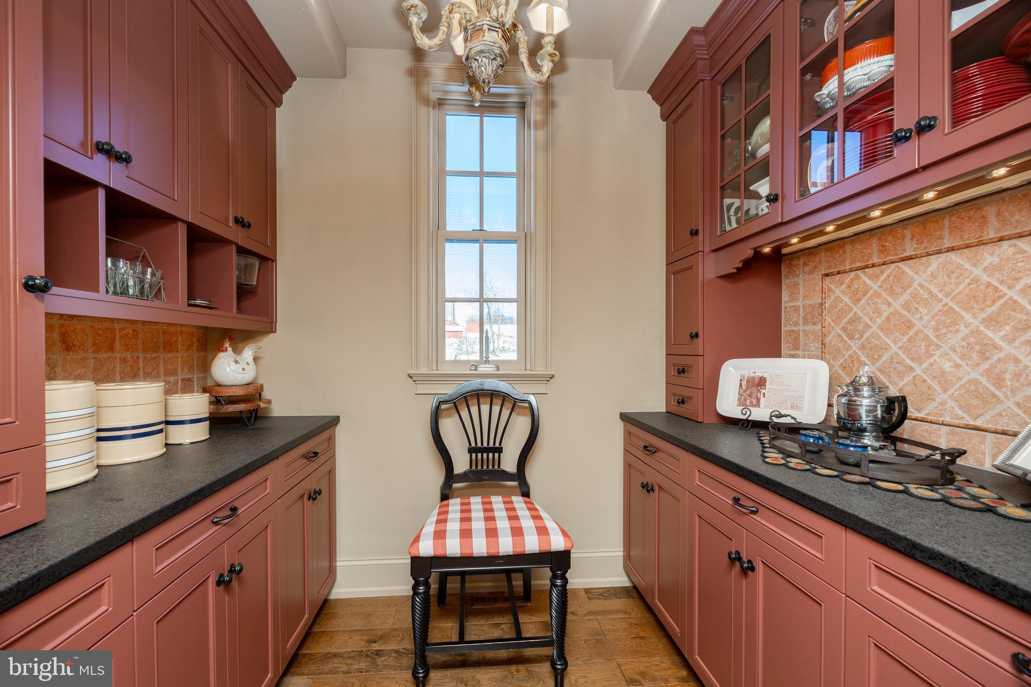 2230 Creek Road Glenmoore, PA 19343 - Photo 8 of 86 a kitchen with stainless steel appliances granite countertop a stove a sink and a microwave