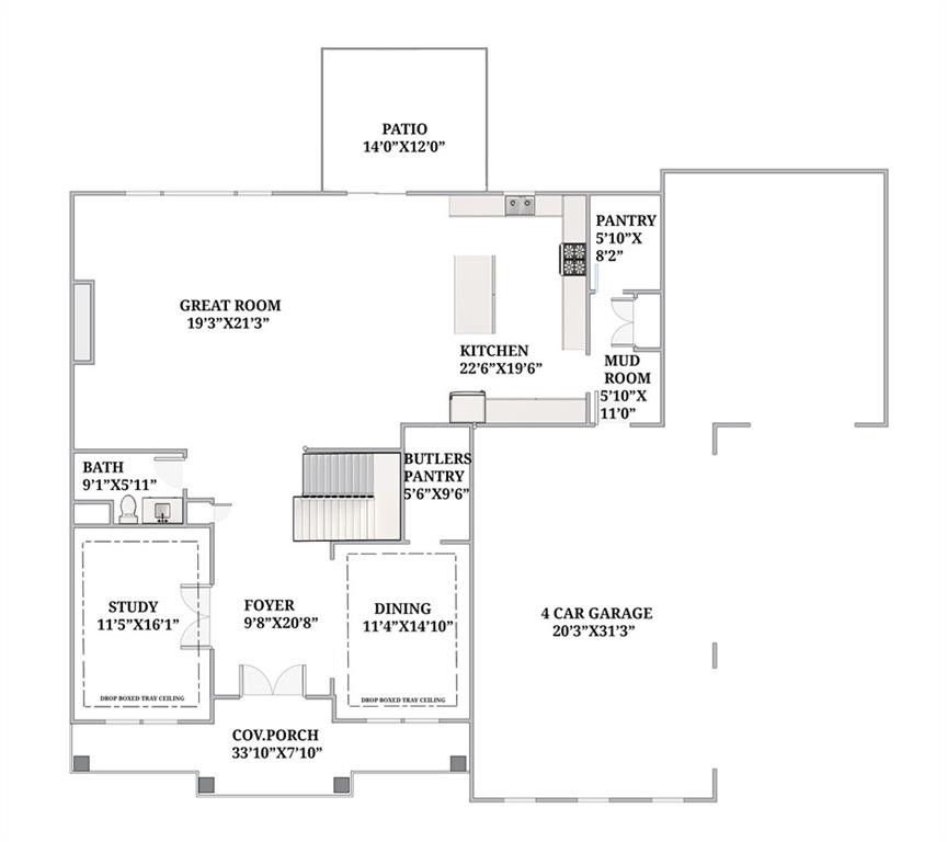 302 Azalea Lane Mars, PA 16046 - Photo 19 of 26 *Renderings Are for Preview and Illustrative Purposes Only