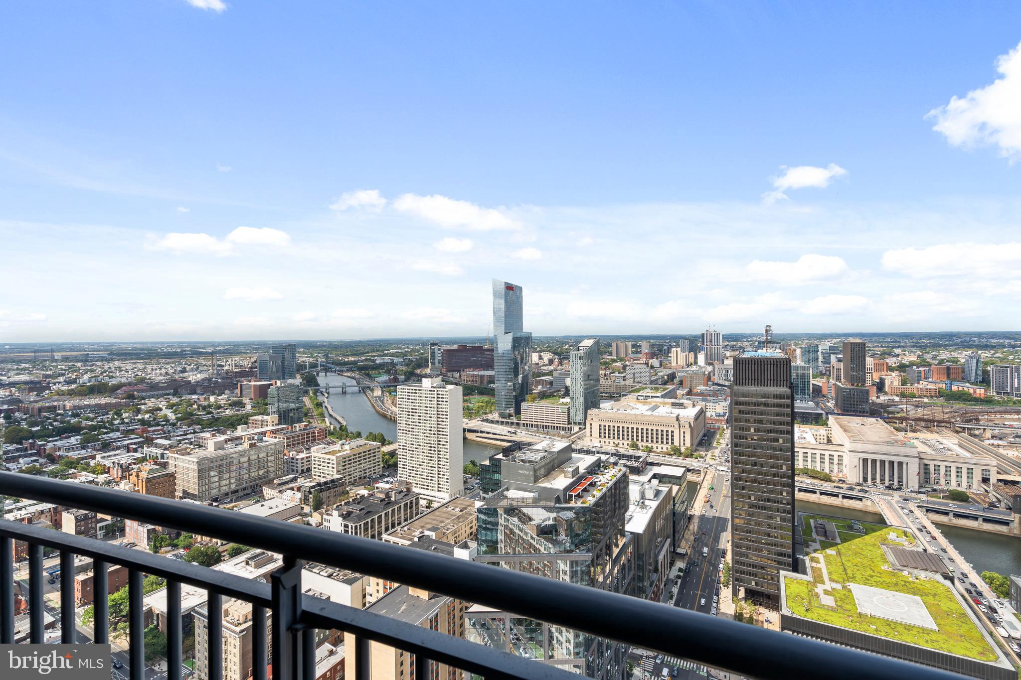 2101 Market Street, Unit PH02 Philadelphia, PA 19103 - Photo 44 of 56 a view of a city from a balcony