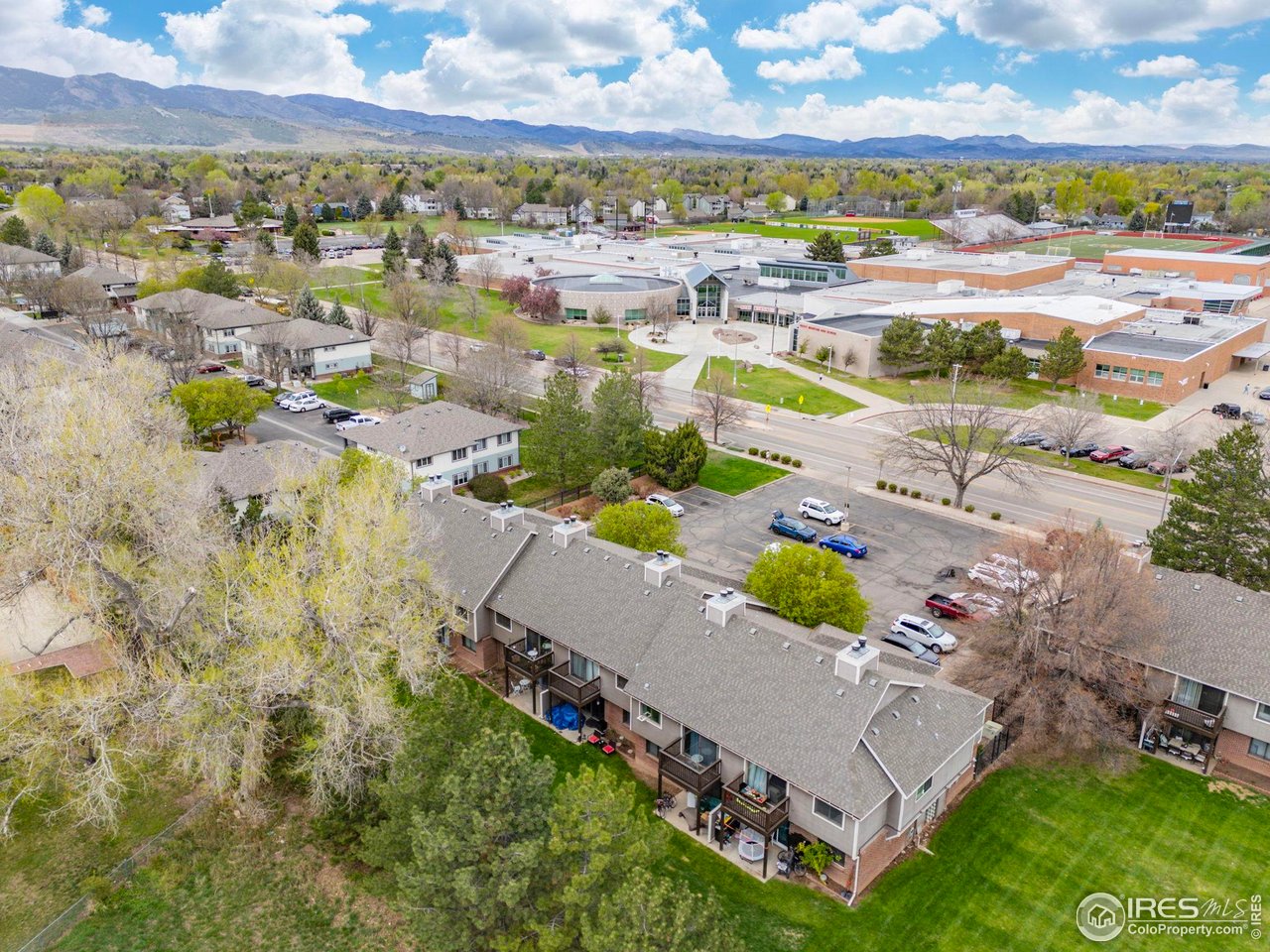 1231 West Swallow Road, Unit 314 Fort Collins, CO 80526 - Photo 27 of 29 an aerial view of residential houses with outdoor space