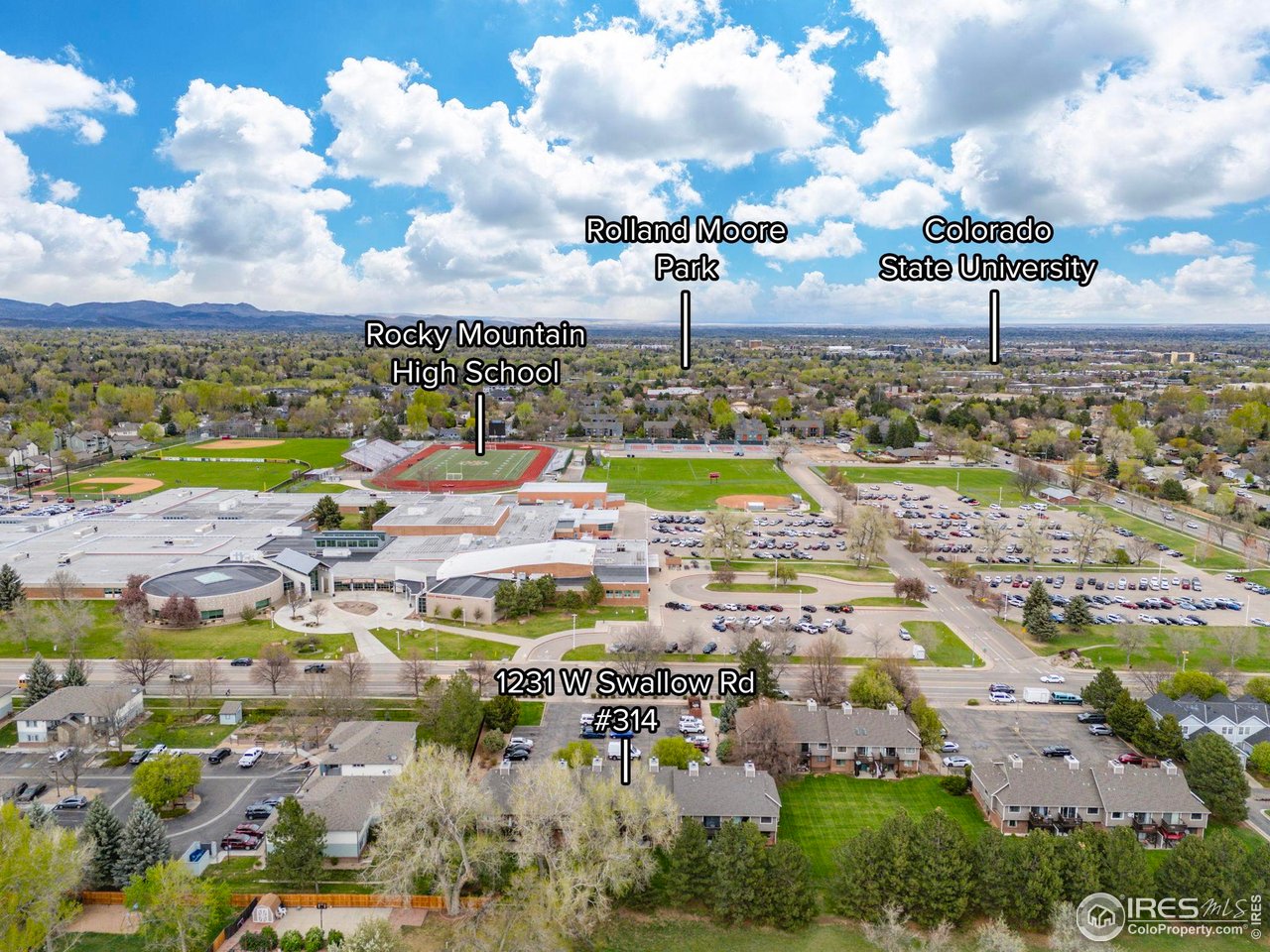 1231 West Swallow Road, Unit 314 Fort Collins, CO 80526 - Photo 3 of 29 a view of a city