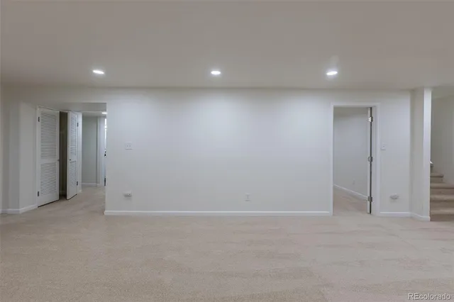 a view of an empty room
