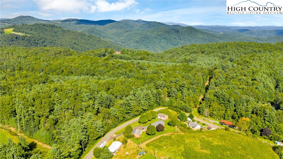 354 Old Wilkes Road Jefferson, NC 28640 - Photo 42 of 50 a view of a lush green hillside and a houses