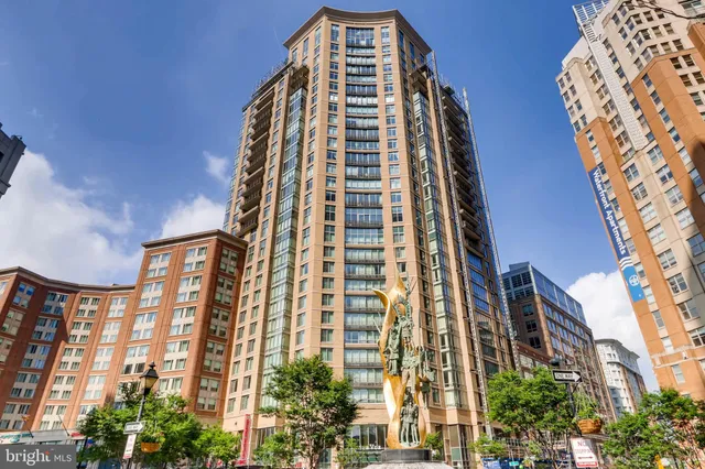 a front view of a building