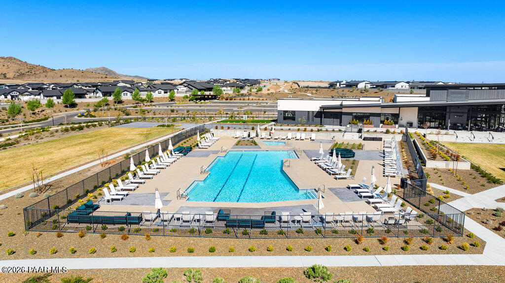 5994 East Killen Loop Prescott Valley, AZ 86314 - Photo 110 of 119 a view of a swimming pool with an ocean view