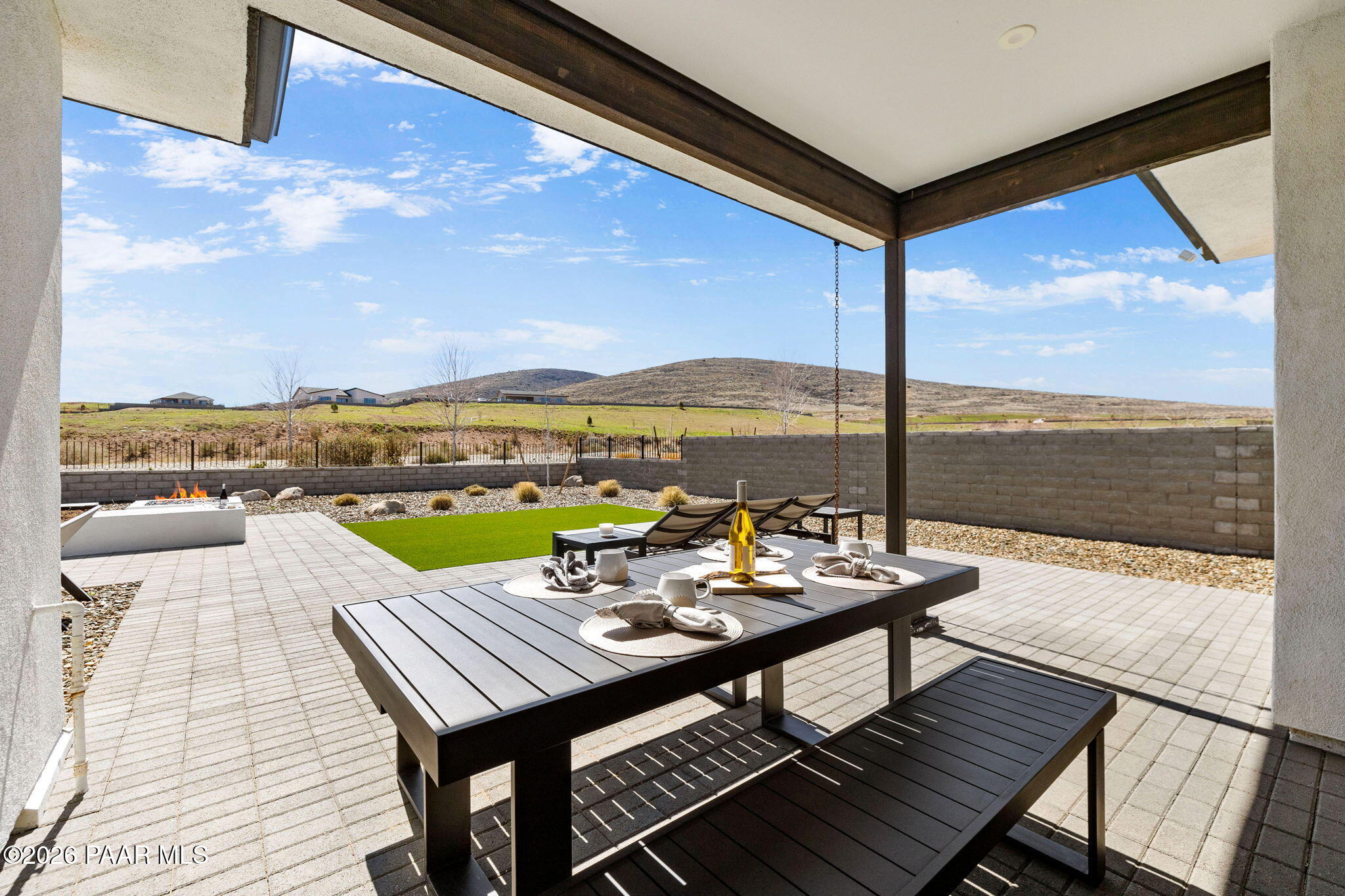 5994 East Killen Loop Prescott Valley, AZ 86314 - Photo 25 of 119 a view of a balcony with lake view and mountain view