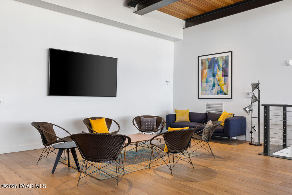 5994 East Killen Loop Prescott Valley, AZ 86314 - Photo 66 of 119 a view of a livingroom with lounge chair and a flat screen tv