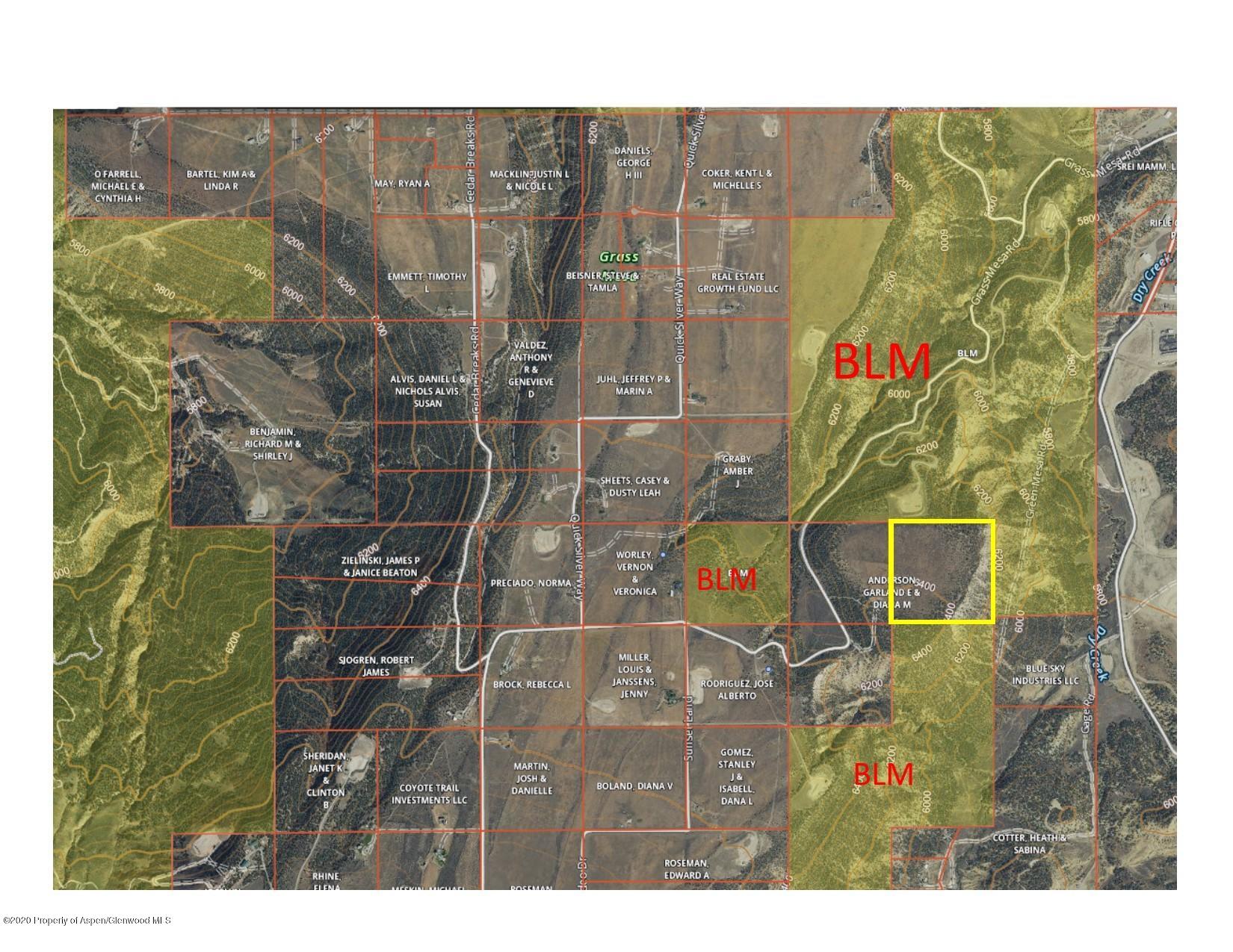 2053 Grass Mesa Road Rifle, CO 81650 - Photo 1 of 1 OnX map