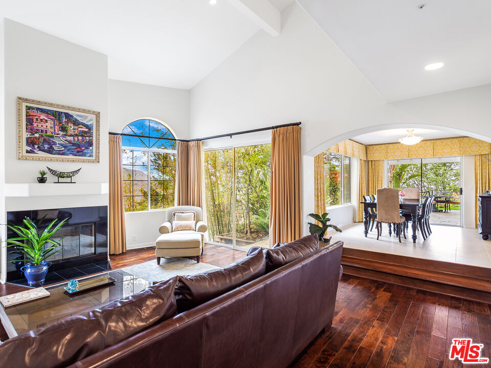 4324 Hillview Drive Malibu, CA 90265 - Photo 6 of 24 a living room with furniture and a large window