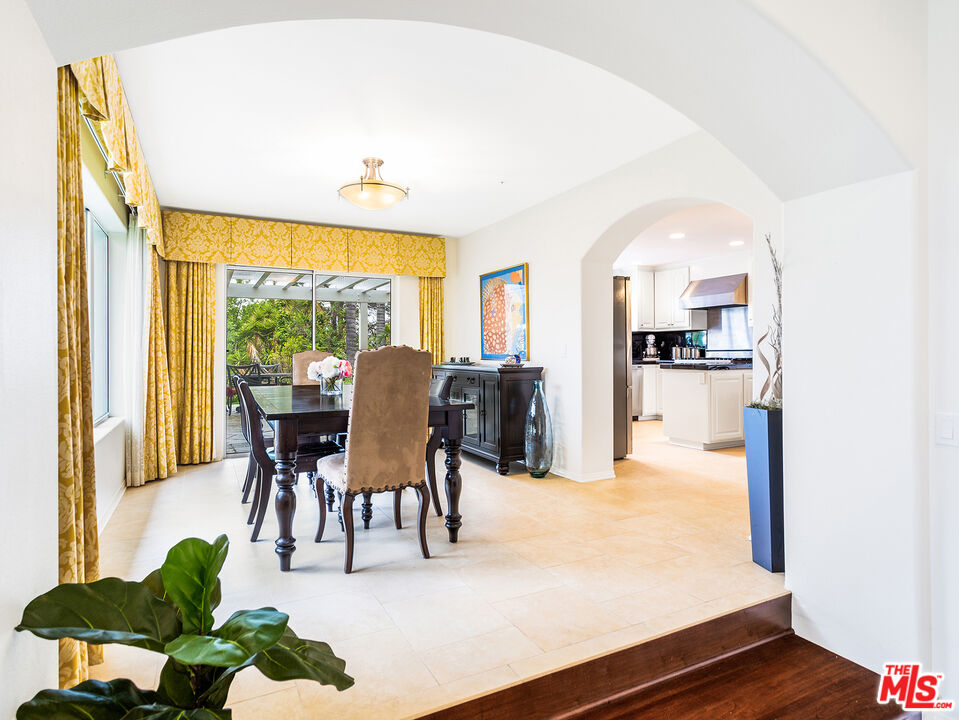 4324 Hillview Drive Malibu, CA 90265 - Photo 10 of 24 a view of a dining room with furniture window and outside view