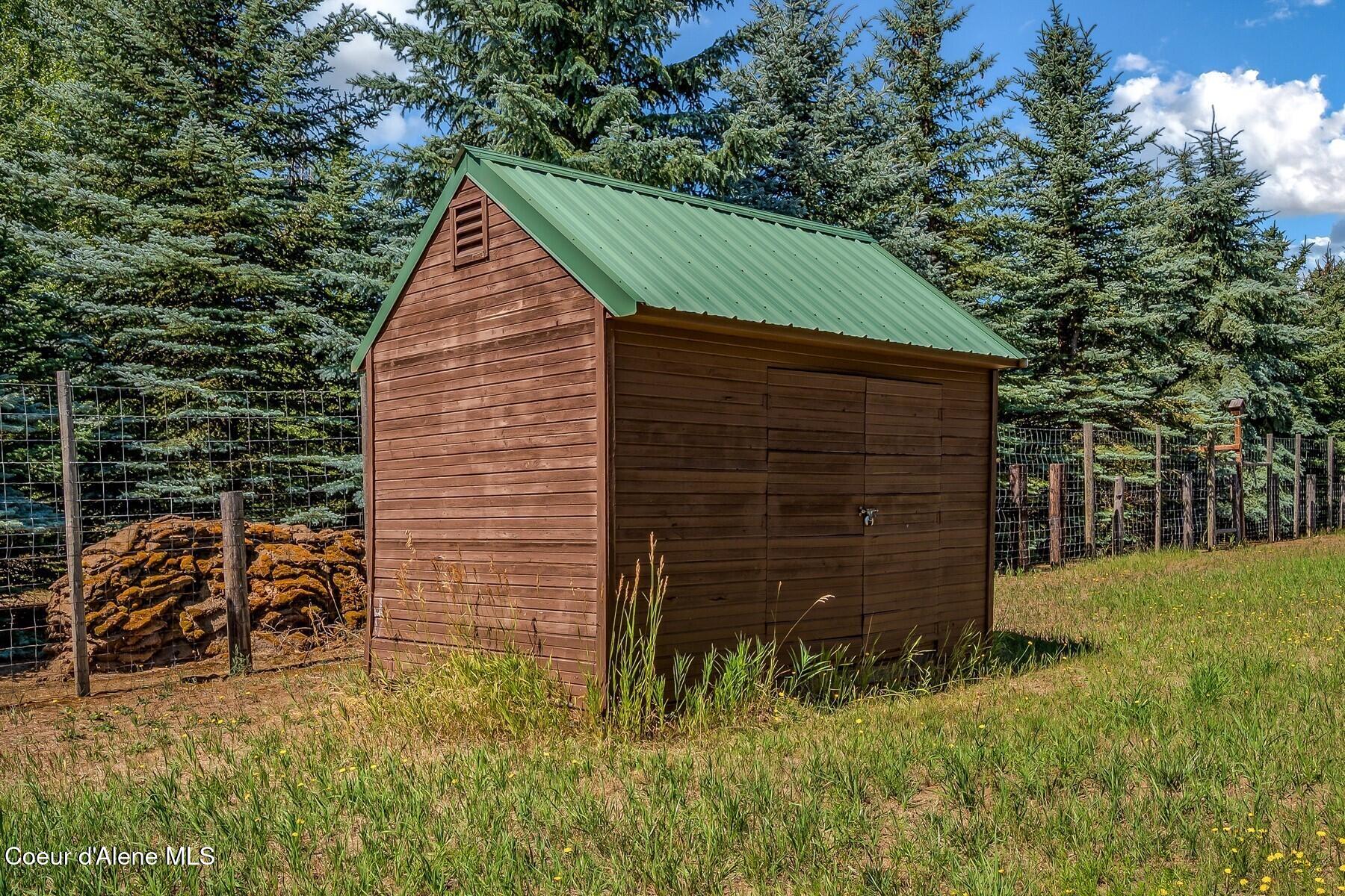 158 West Mountain Vw Road Moyie Springs, ID 83845 - Photo 46 of 63 Storage Shed