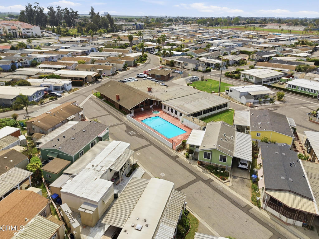 1657 Lime Avenue, Unit 87 Oxnard, CA 93033 - Photo 37 of 37 an aerial view of a city with lots of residential buildings