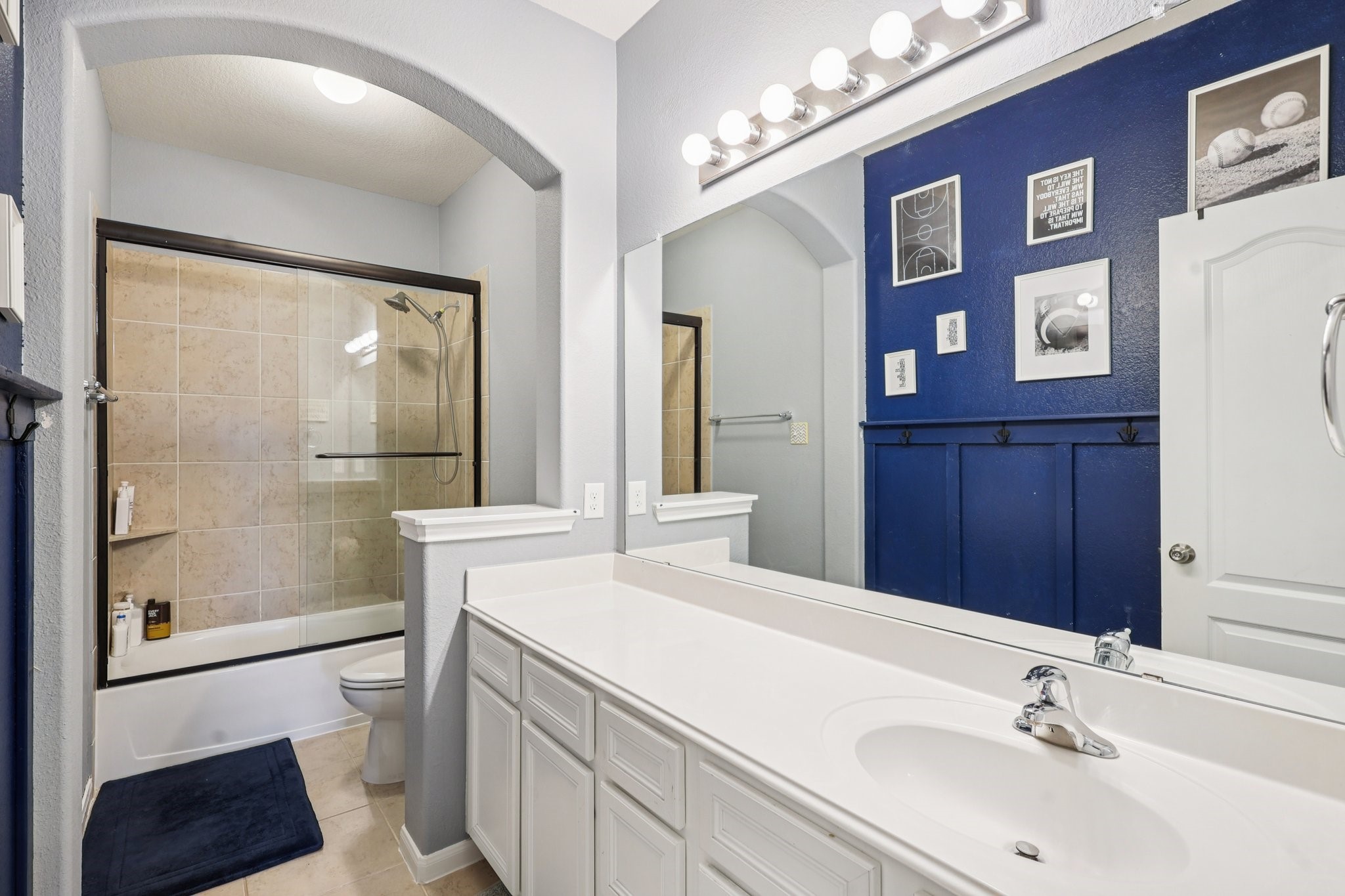 3663 Cottage Pines Lane Spring, TX 77386 - Photo 35 of 47 a bathroom with a sink a toilet and shower