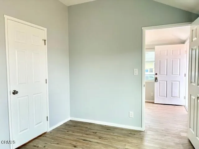 a view of empty room