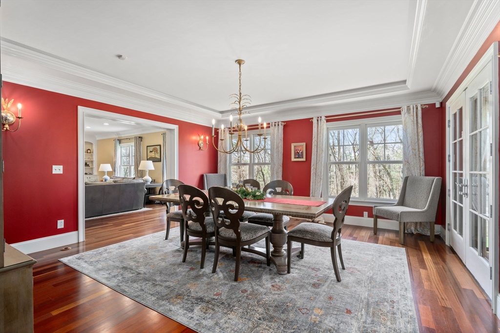47 Brewster Road Sudbury, MA 01776 - Photo 12 of 41 a view of a dining room with furniture window and wooden floor