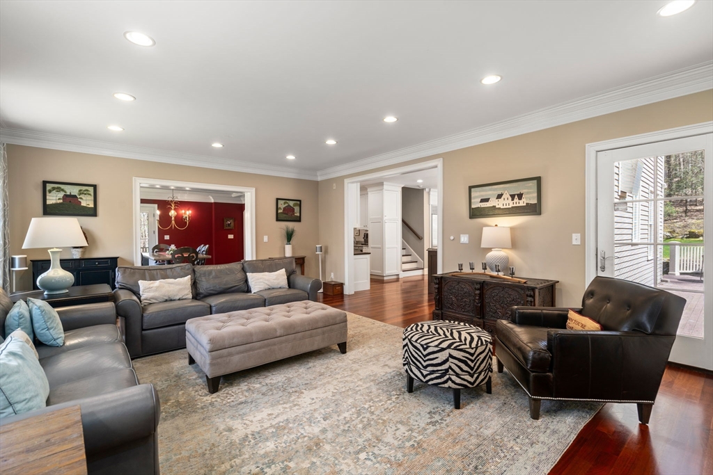 47 Brewster Road Sudbury, MA 01776 - Photo 14 of 41 a living room with furniture and a couch