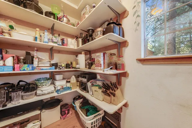 a view of storage and utility room