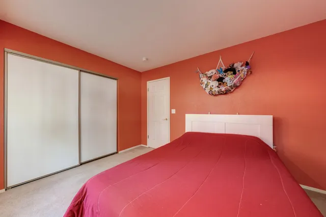 a living room with a couch and a television