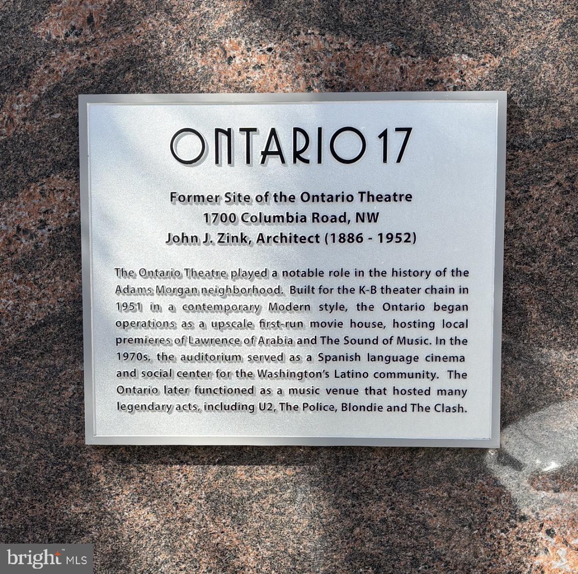 2550 17th Street Northwest, Unit 305 Washington, DC 20009 - Photo 16 of 20 History about the building name
