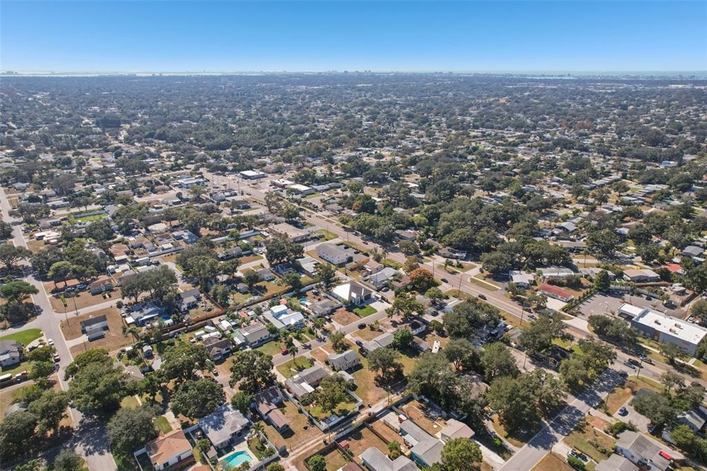 4809 33rd Avenue North St. Petersburg, FL 33713 - Photo 52 of 62 an aerial view of residential houses with city view