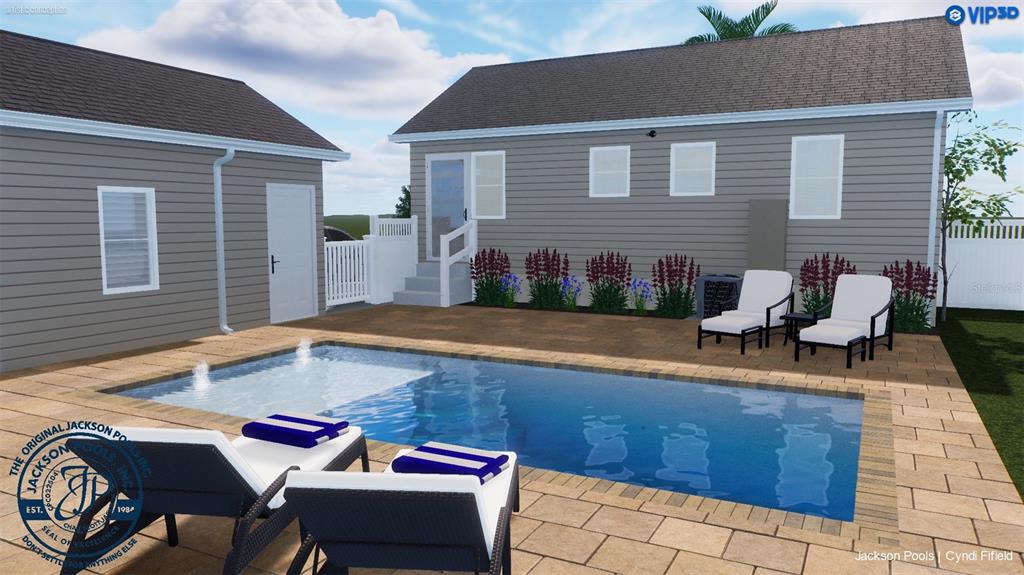 4809 33rd Avenue North St. Petersburg, FL 33713 - Photo 61 of 62 a backyard of a house with seating space