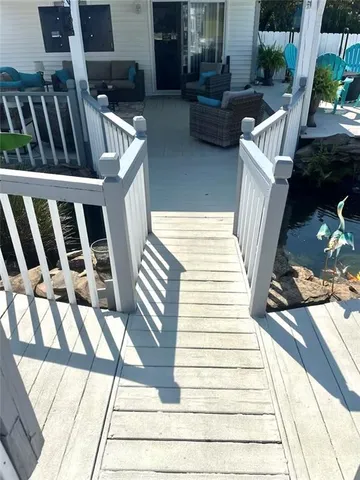 a view of outdoor space with seating