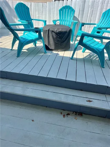 a view of outdoor space with seating