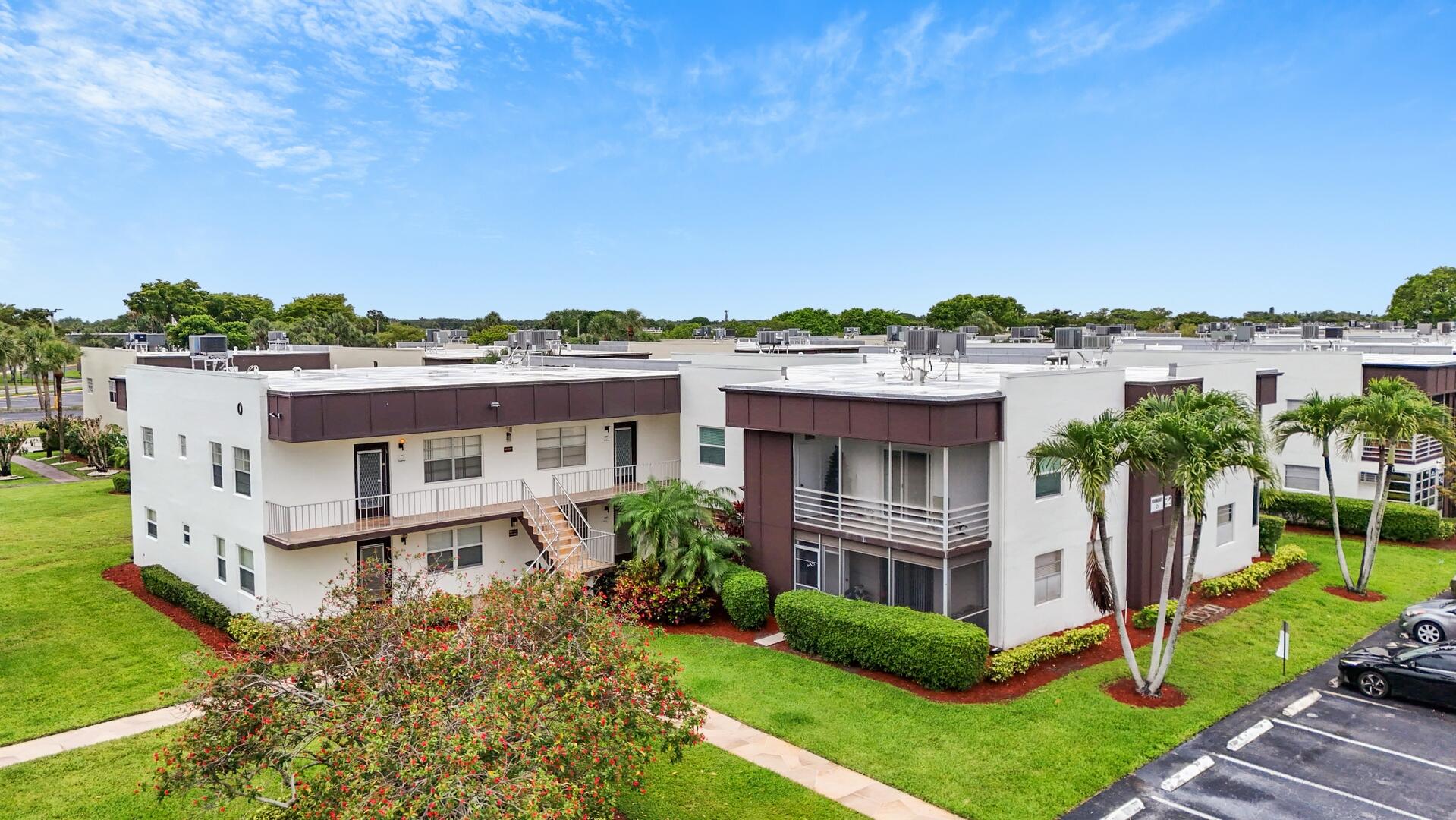 677 Normandy Lane Delray Beach, FL 33484 - Photo 17 of 18 Aerial of Front