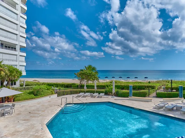 a view of a building with a street