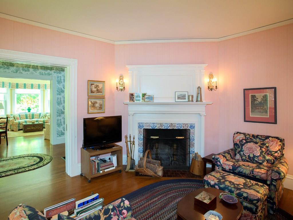26 Manchester Road Northeast Harbor, ME 04662 - Photo 9 of 35 Parlor with wood floors.