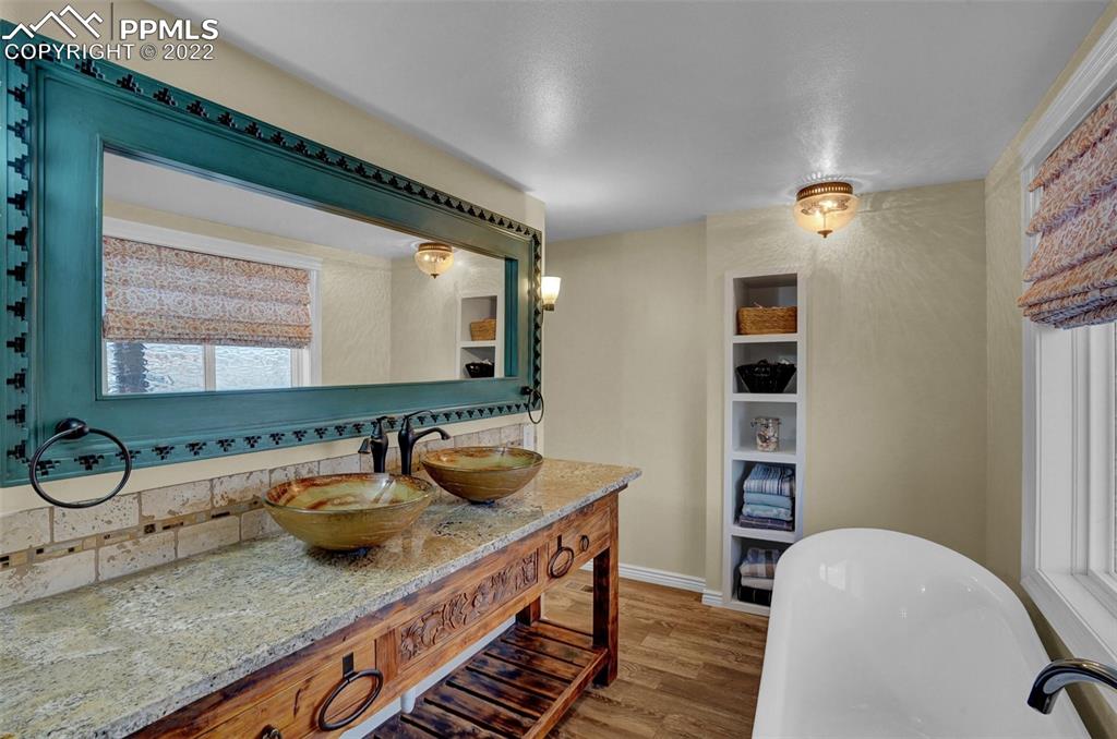 1451 R Street Penrose, CO 81240 - Photo 19 of 50 a kitchen with sink and view of living room