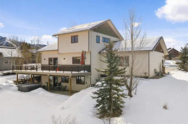 a view of a house with a patio