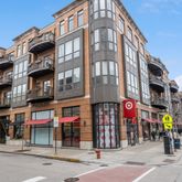 a view of a building with a street view