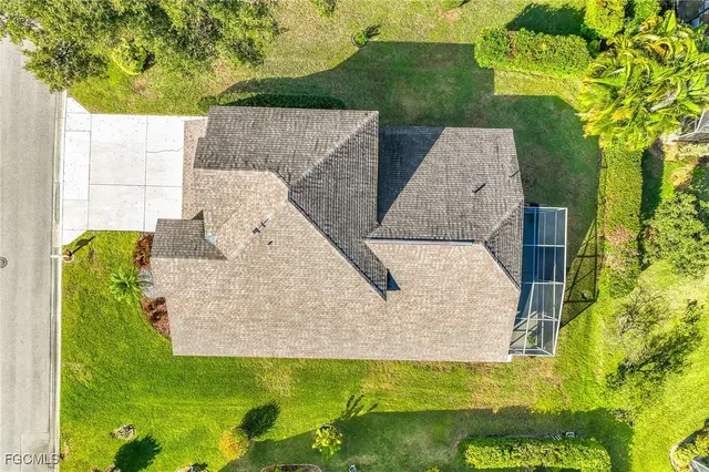 a view of swimming pool with a yard