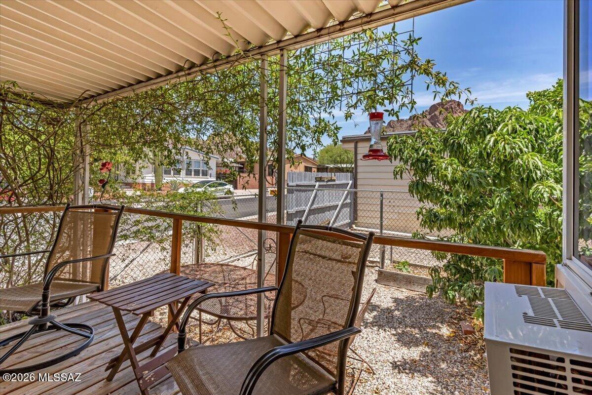5379 West Rafter Cir Street Tucson, AZ 85713 - Photo 19 of 38 a view of a balcony with chairs