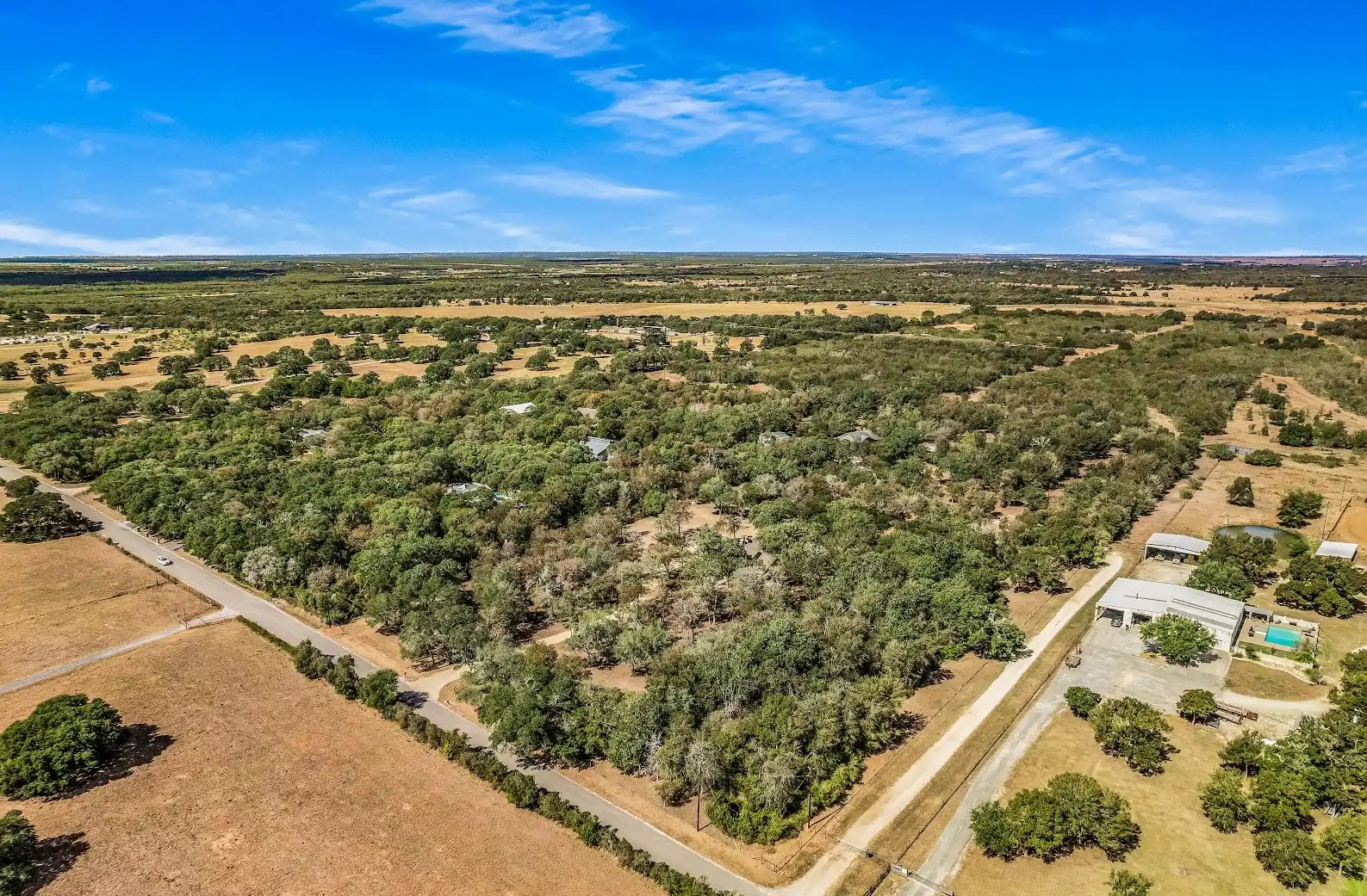 486 Westwood Road Lockhart, TX 78644 - Photo 28 of 29 Bird's eye view of a heavily wooded area