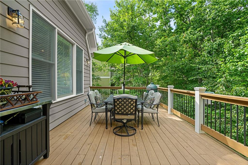 509 Crested Hawk Ridge Canton, GA 30114 - Photo 67 of 89 a view of balcony with furniture and wooden floor