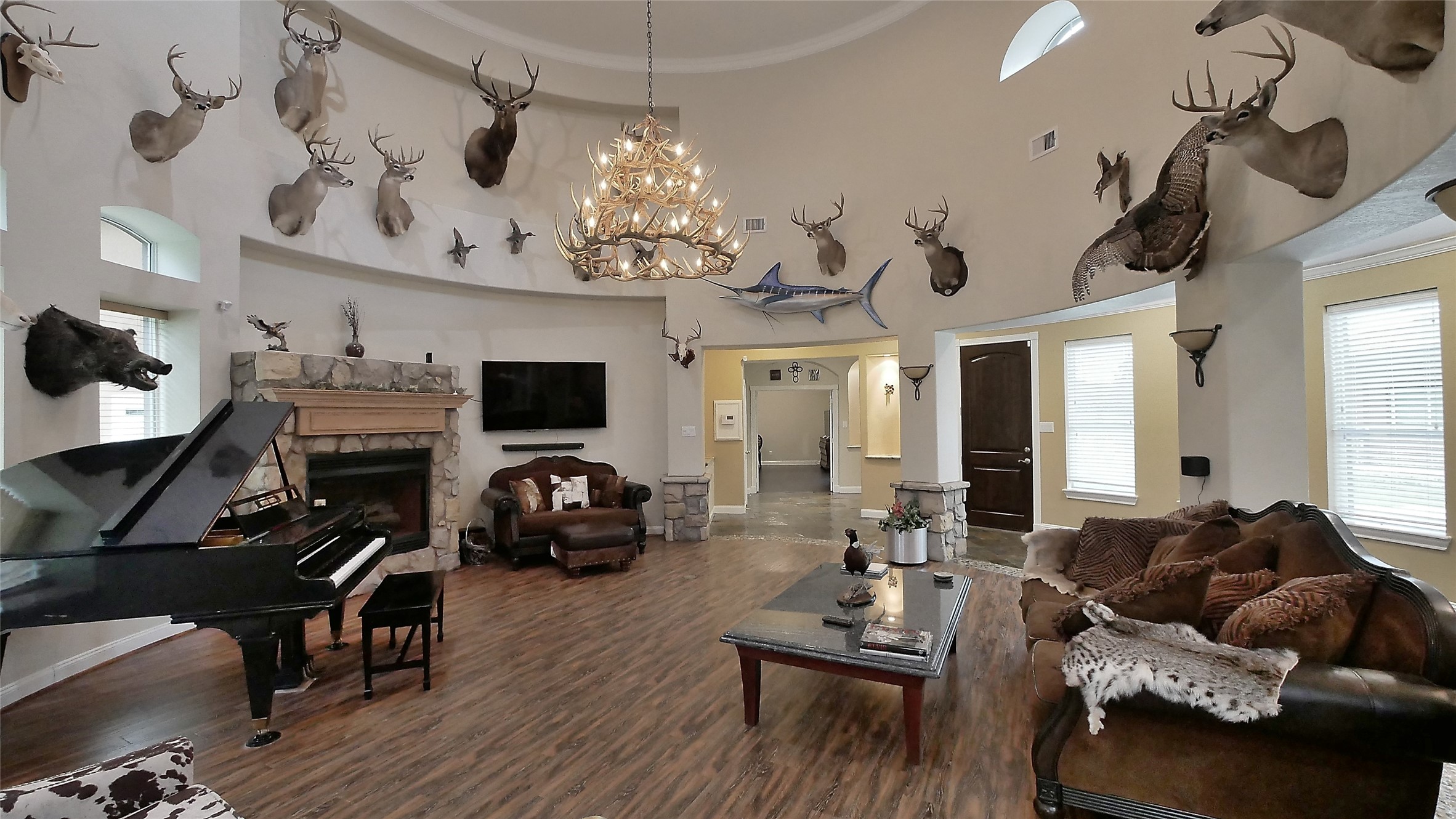23478 Bays Chapel Road Richards, TX 77873 - Photo 15 of 49 a living room with furniture and a flat screen tv