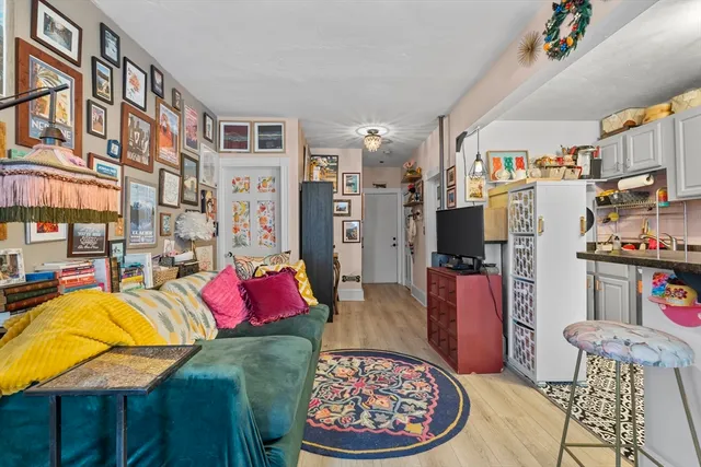 a bed room with a bed and a couch