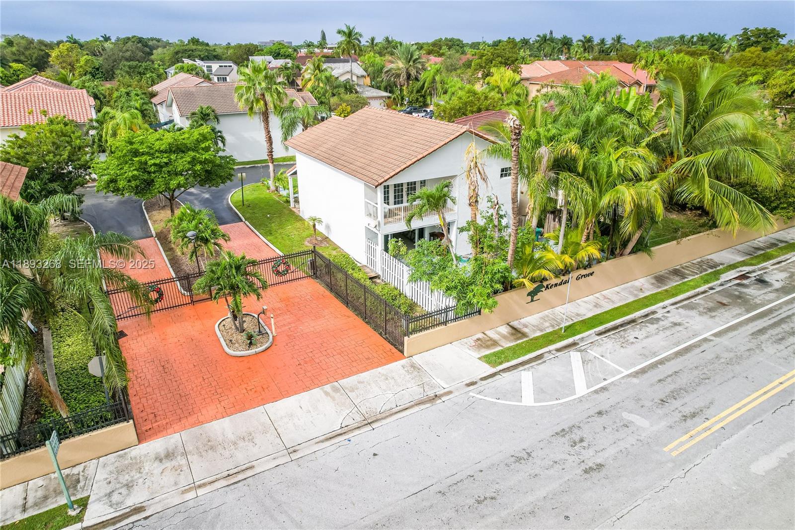 8909 Southwest 108th Circle Miami, FL 33176 - Photo 27 of 28 an aerial view of a house with a yard