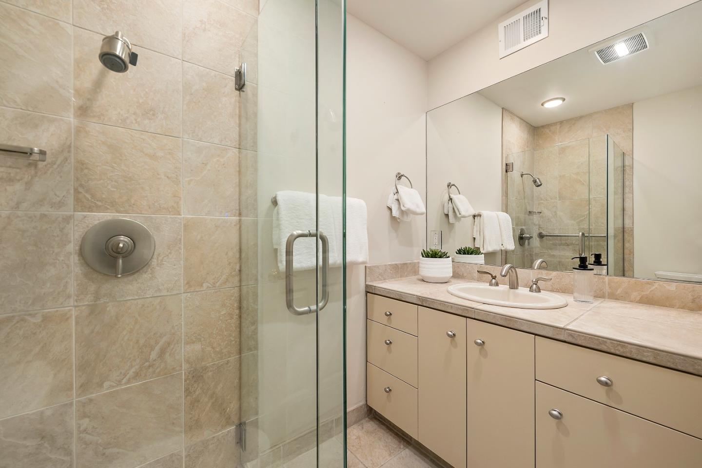 60 Linaria Way Portola Valley, CA 94028 - Photo 29 of 39 a bathroom with a double vanity sink mirror and double
