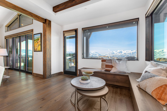 1282 Chimney Rock Road, Unit 344 Heber City, UT 84032 - Photo 9 of 55 Expansive window framing snow-capped mountains