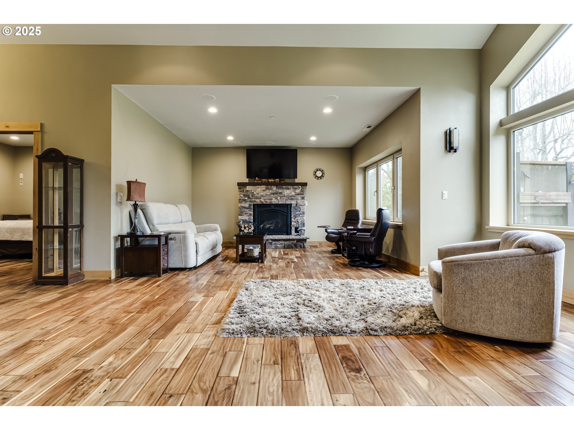 2735 Emerald Street Eugene, OR 97403 - Photo 5 of 47 a living room with furniture and a wooden floor