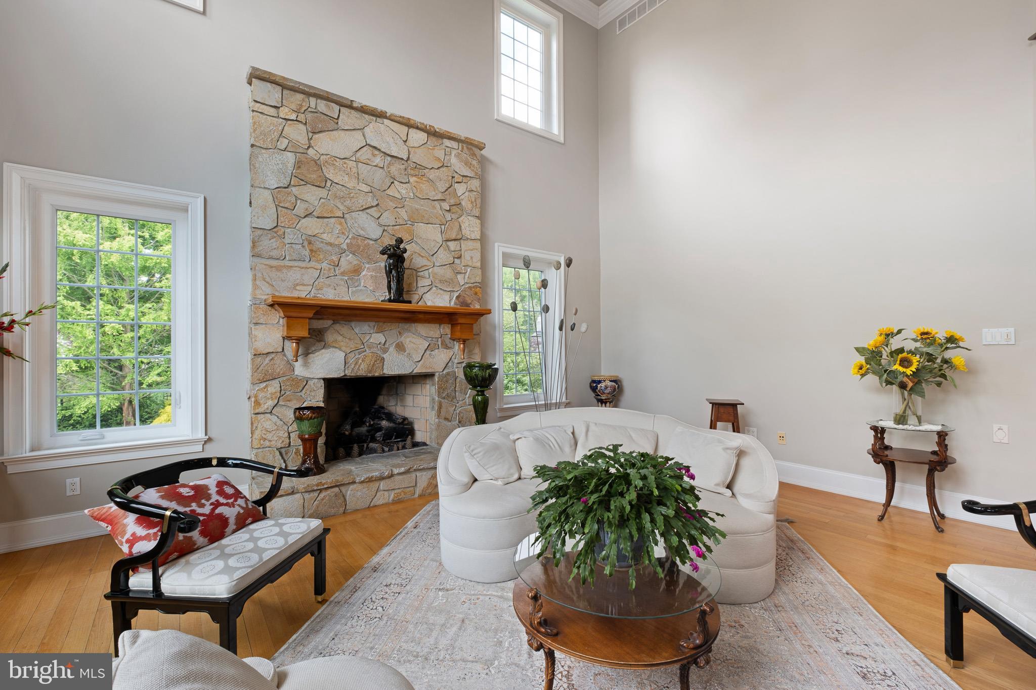 104 Indian Springs Road Kennett Square, PA 19348 - Photo 33 of 106 a living room with furniture and a fireplace