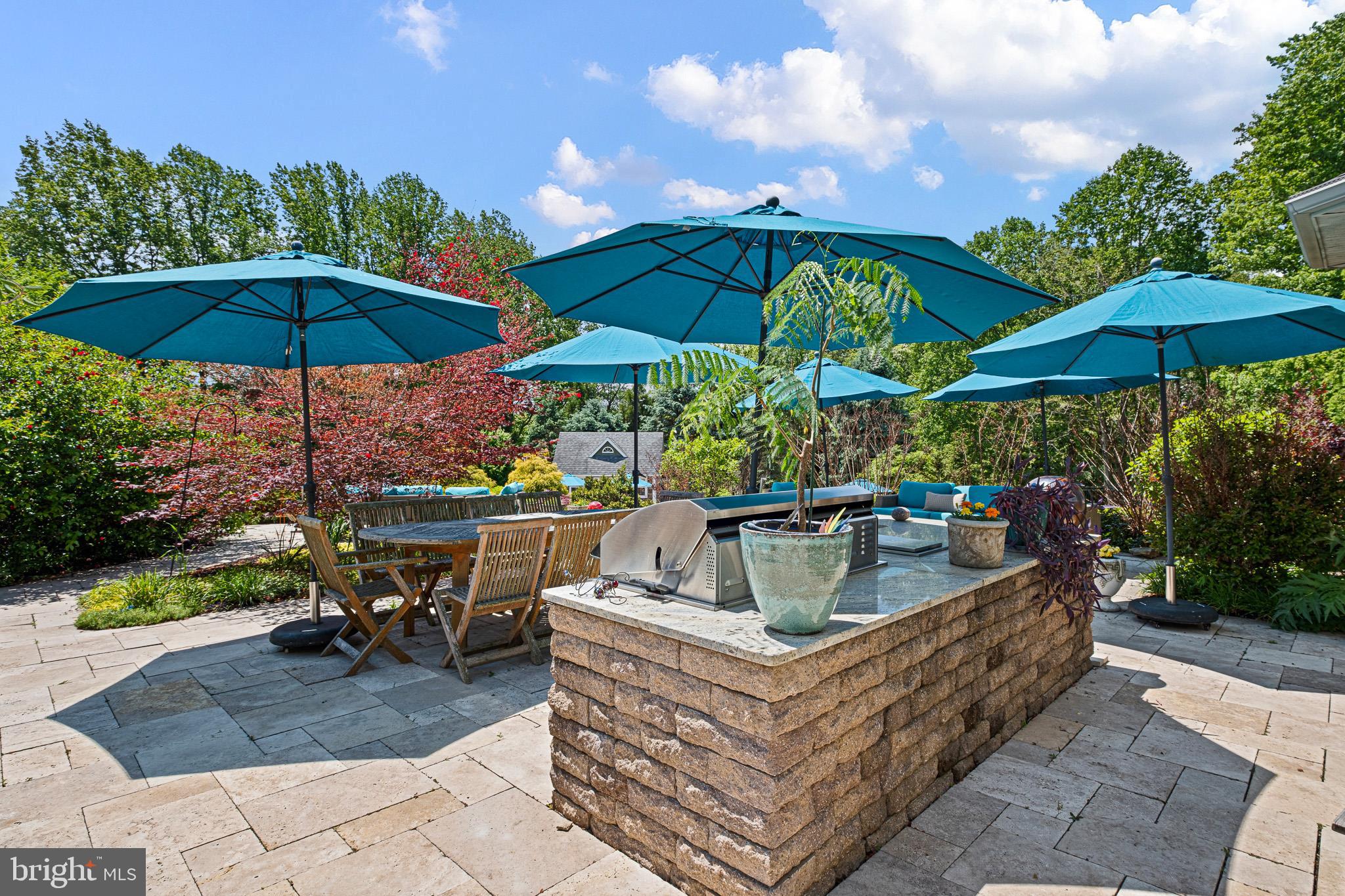 104 Indian Springs Road Kennett Square, PA 19348 - Photo 82 of 106 a view of outdoor kitchen with seating area