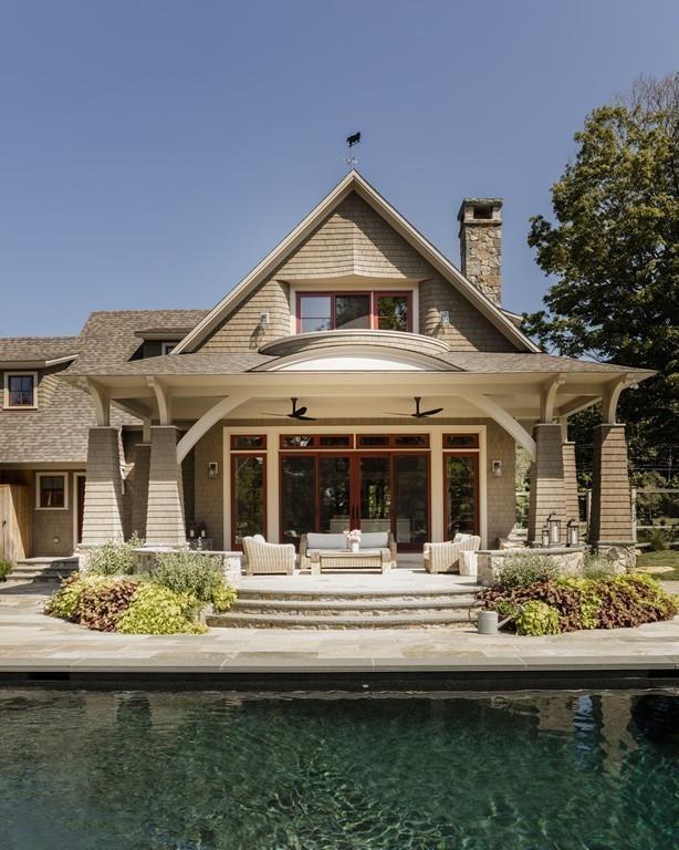 34 Martins Lane Hingham, MA 02043 - Photo 35 of 42 a front view of a house with garden