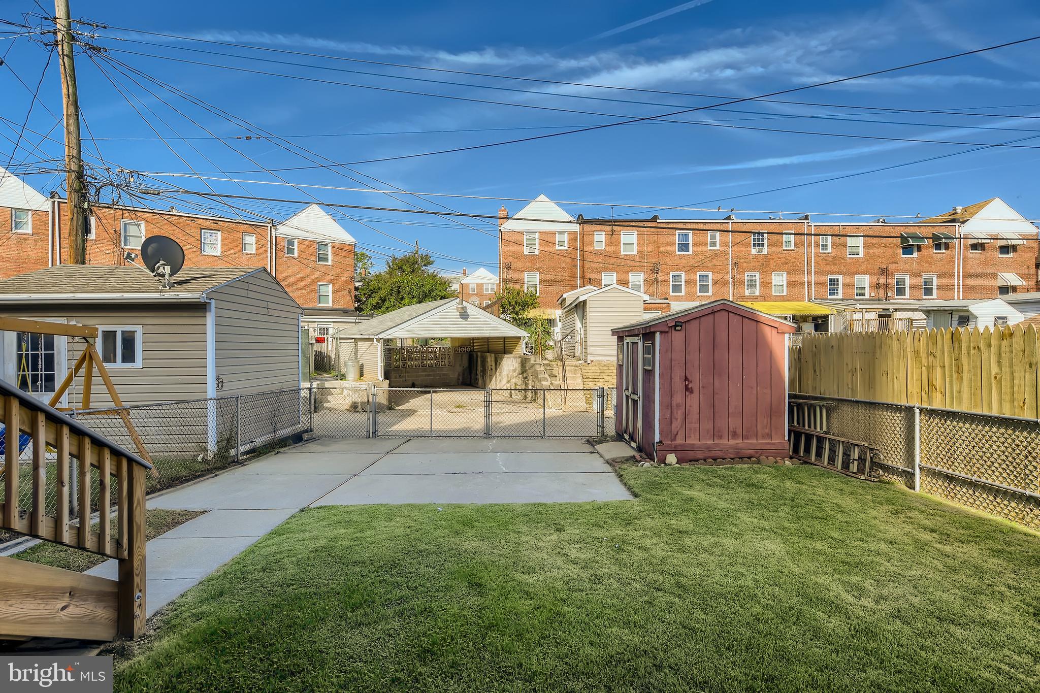1922 Searles Road Dundalk, MD 21222 - Photo 26 of 28 Backyard w/ parking pad & shed